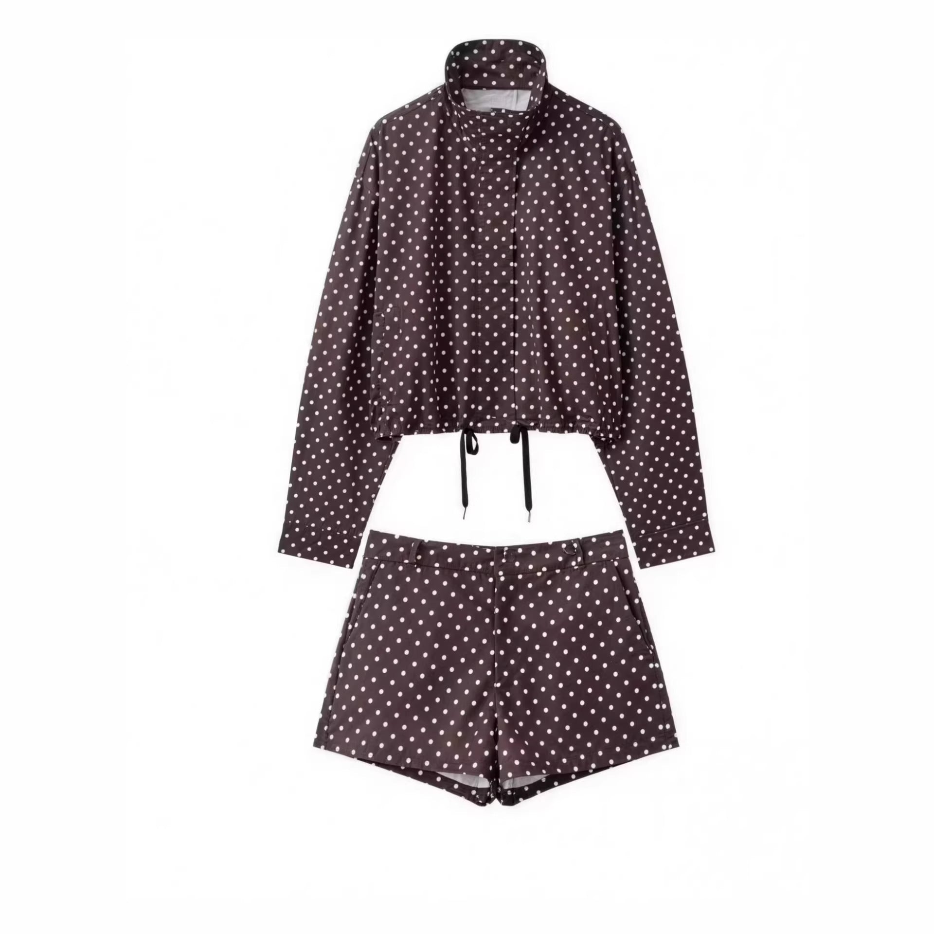 Polka dot shorts Co-ord