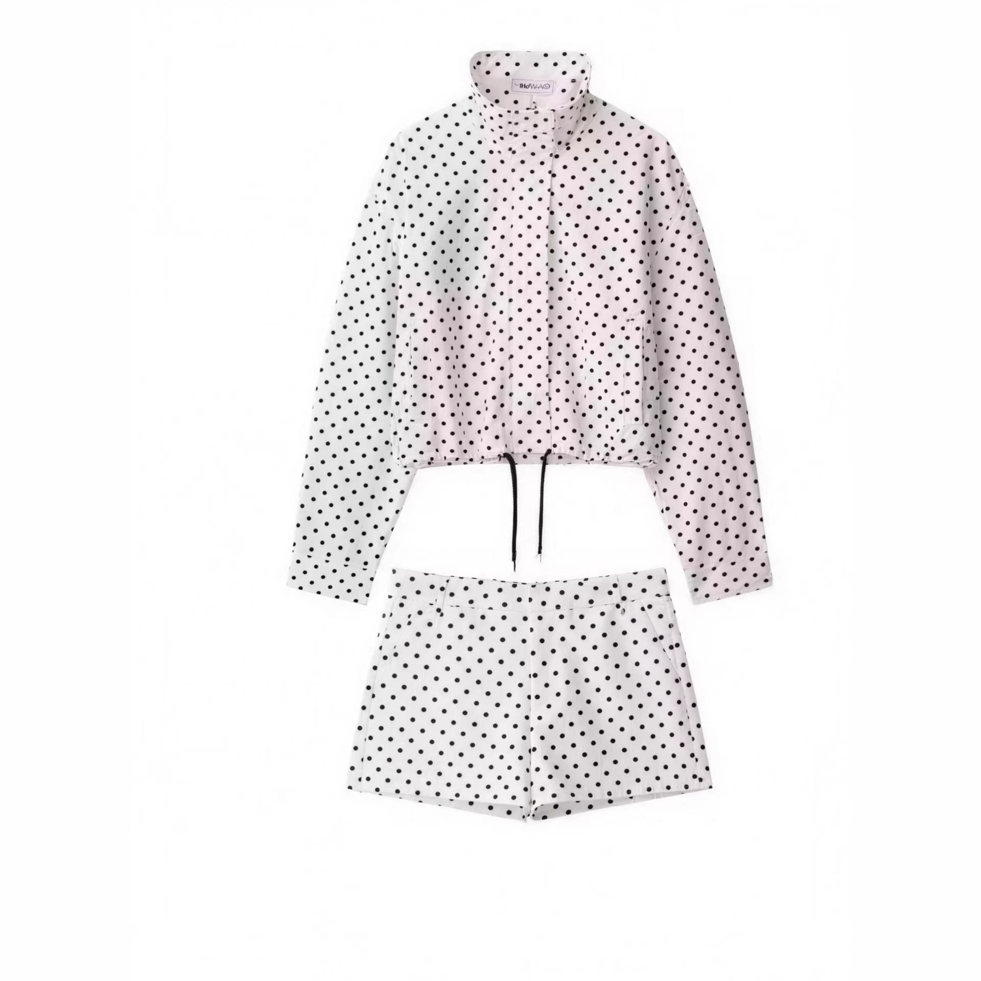 Polka dot shorts Co-ord