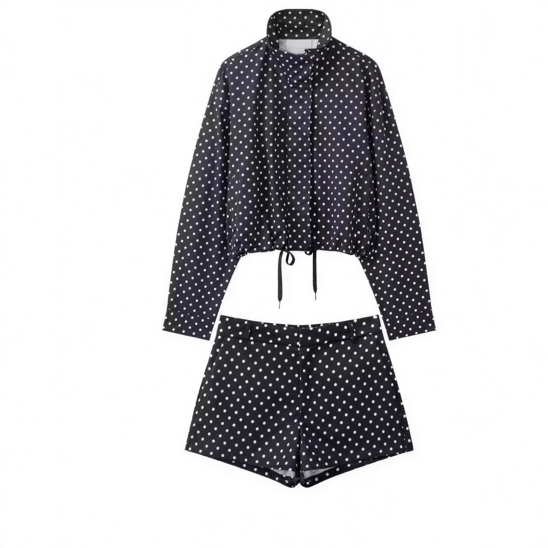 Polka dot shorts Co-ord